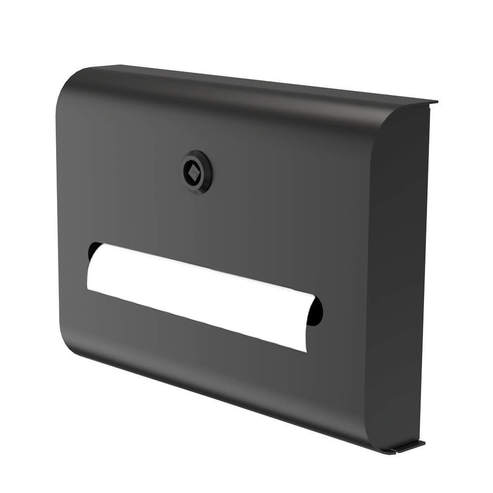 Paper dispenser for BJÖRK baby changing station, black 