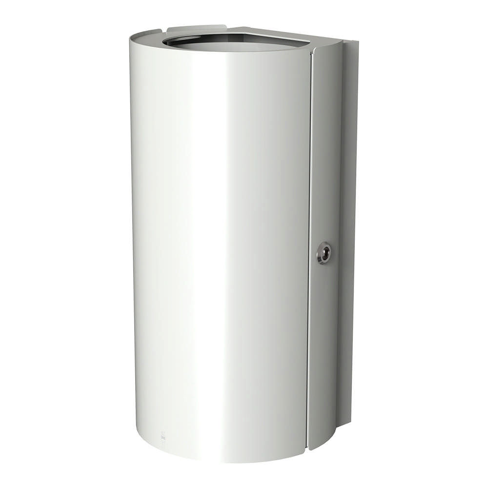 BJÖRK waste bin, 18 L, white