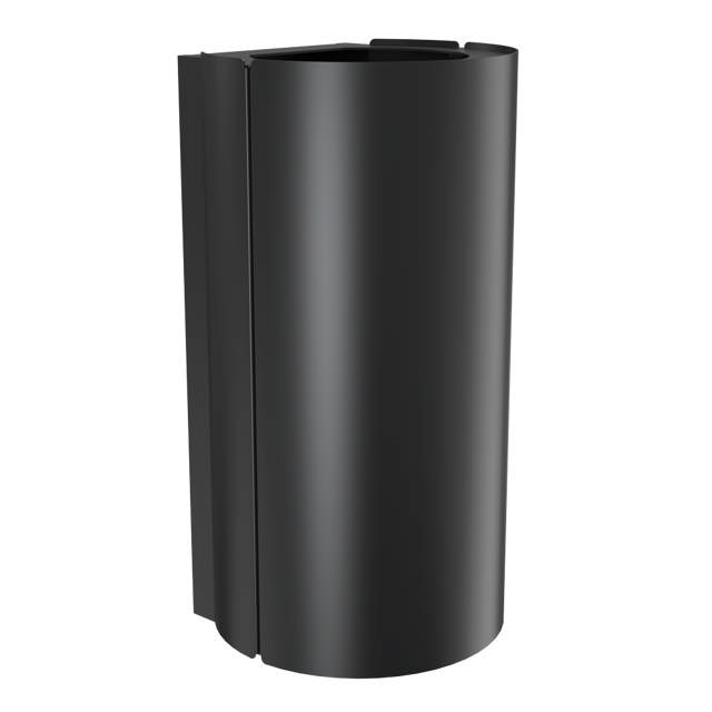 BJÖRK waste bin, 18 L, black