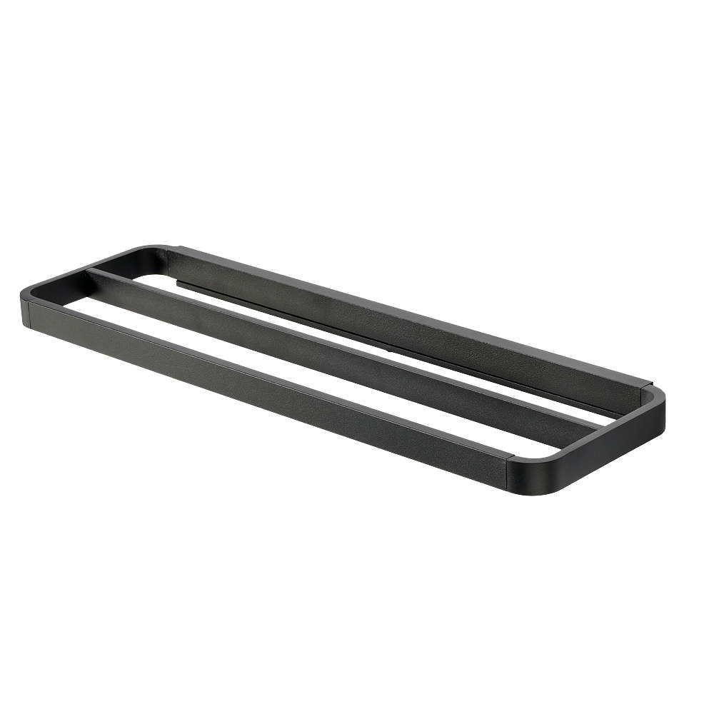 SIF towel rail, double, black