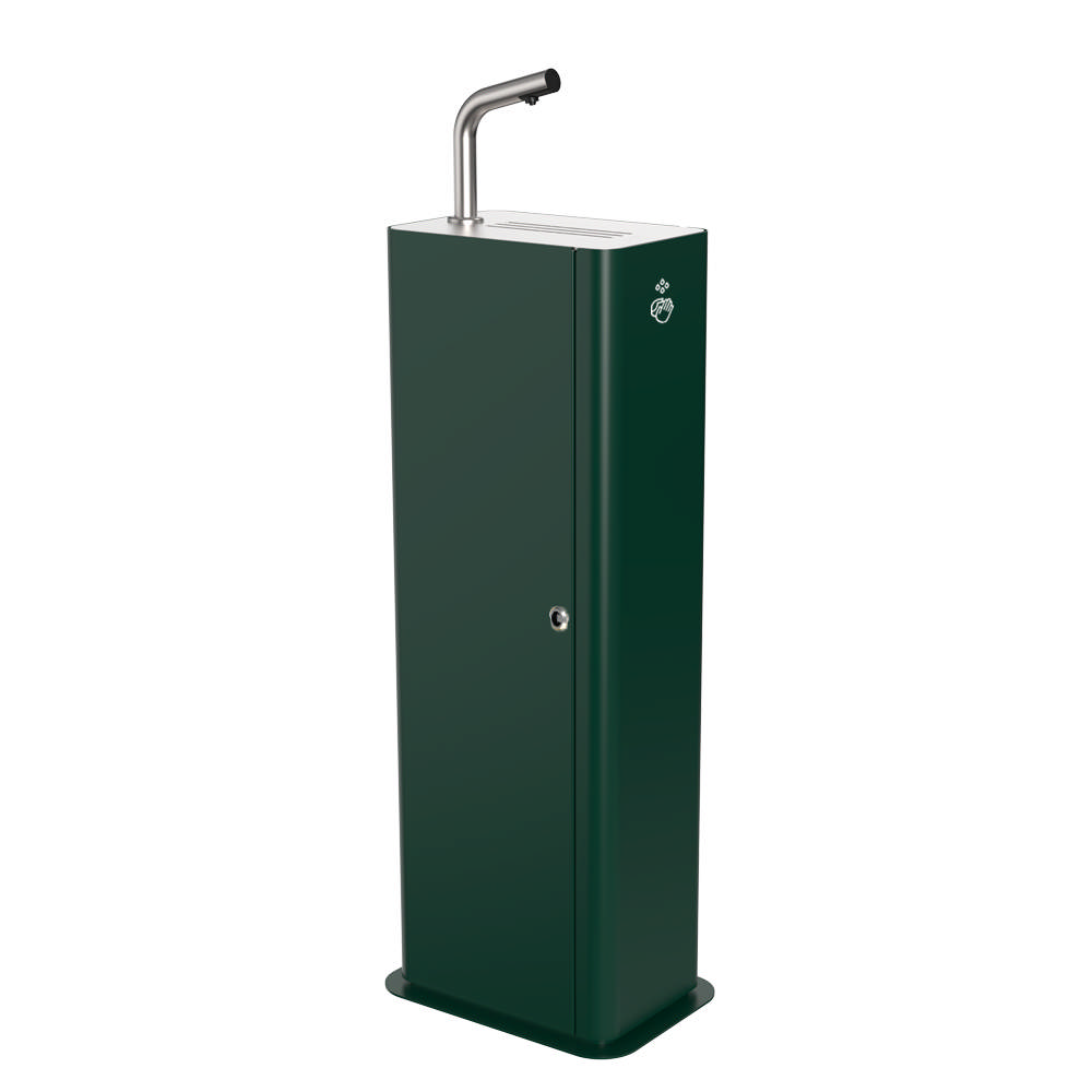 COLUMN sanitiser stand w/adapter, optional RAL classic colours